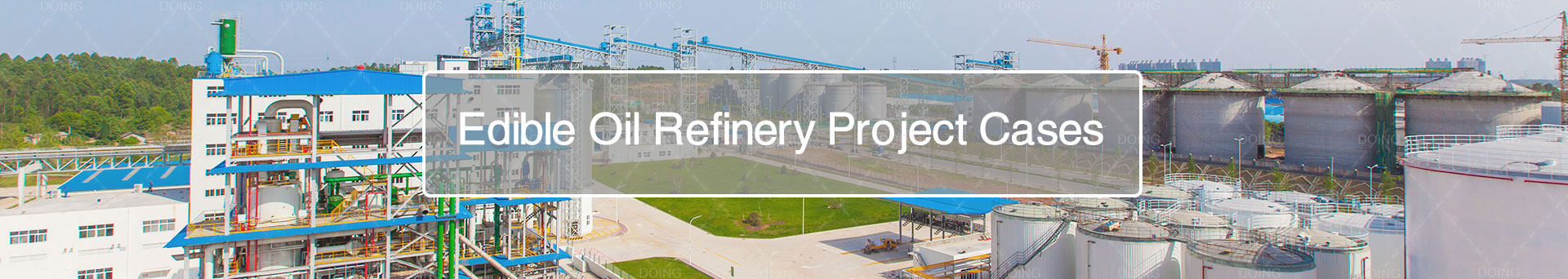 edible oil refinery plant project