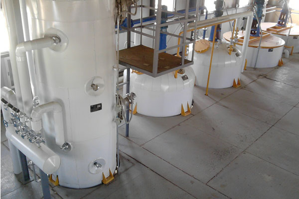 1-600 T/D cooking oil refining 