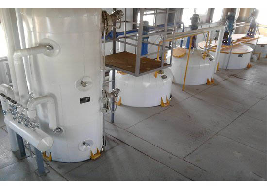 Semi continuous rice bran oil refining machine line