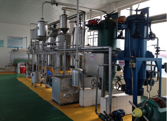 Small vegetable oil refining plant