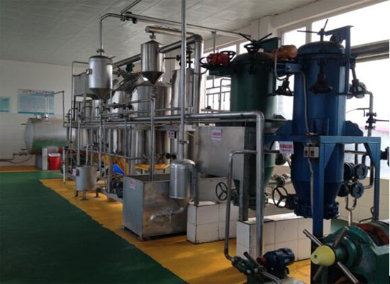 The equipment needed in the process of Vegetable oil refinery plant 