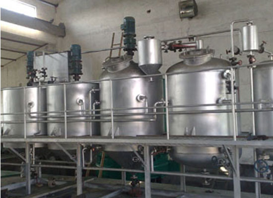 crude oil refining process machinery