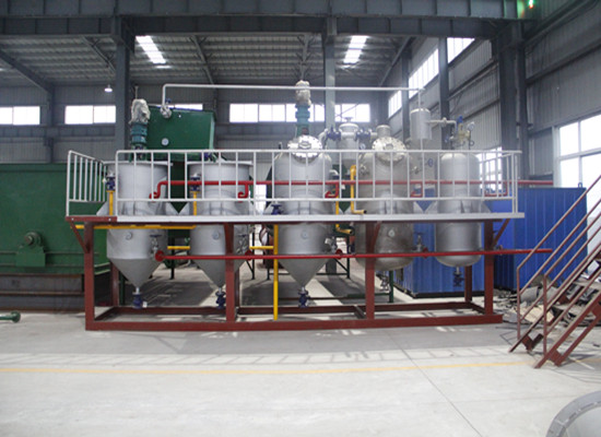 Edible oil refining processing line