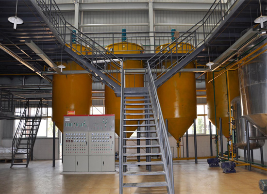 Different typs of edible oil refinery plant 