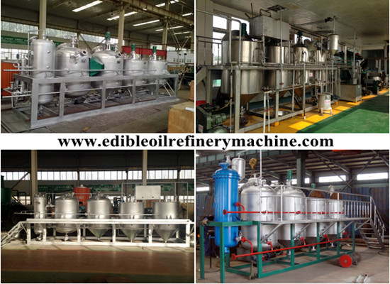 Small scale edible oil refinery