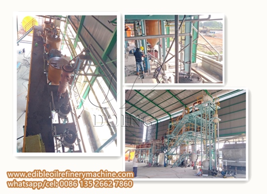 5TPD palm oil refinery plant project report in Indonesia