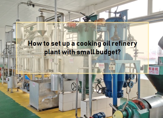 How to set up a cooking oil refinery plant with small budget?