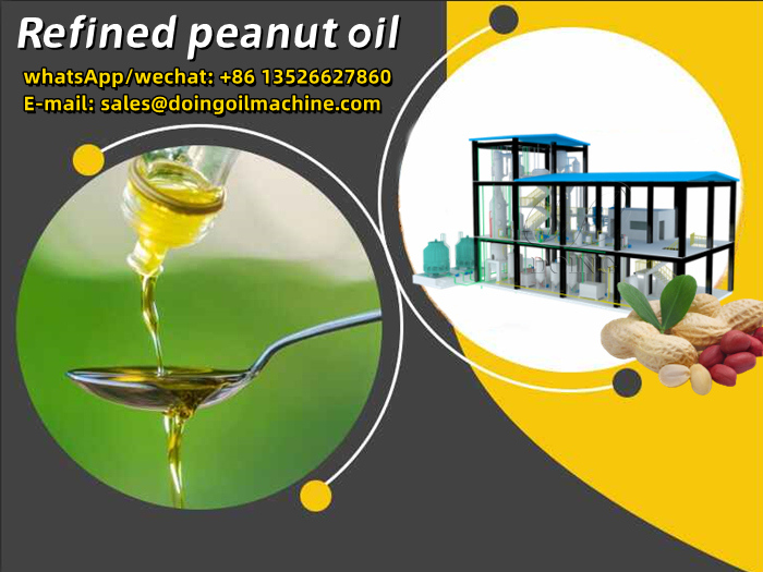 Refined peanut oil