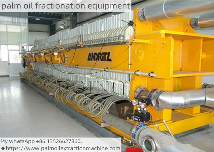 Palm oil fractionation machine