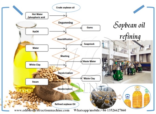 Overview of soybean oil refining process and characteristics of refined soybean oil