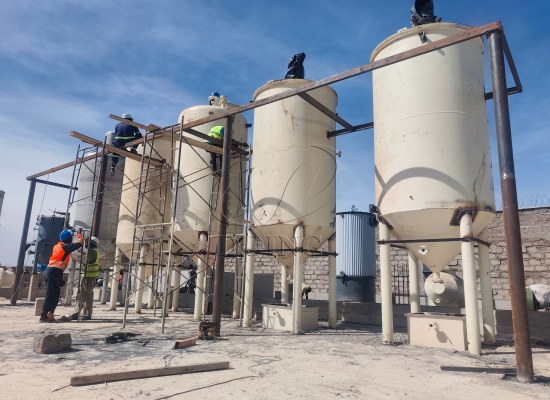 10tpd cooking oil refining plant is under installation in Kenya