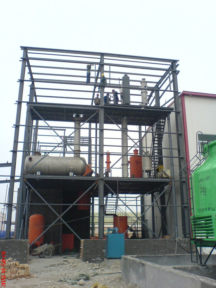 Kazakhstan customer’s soybean oil refining plant project installation site