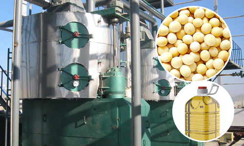 Soybean oil extraction plant (pressing)