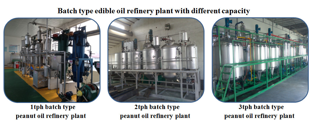 peanut oil refinery plant