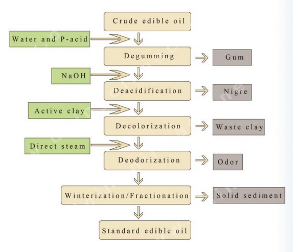 edible oil refinery process