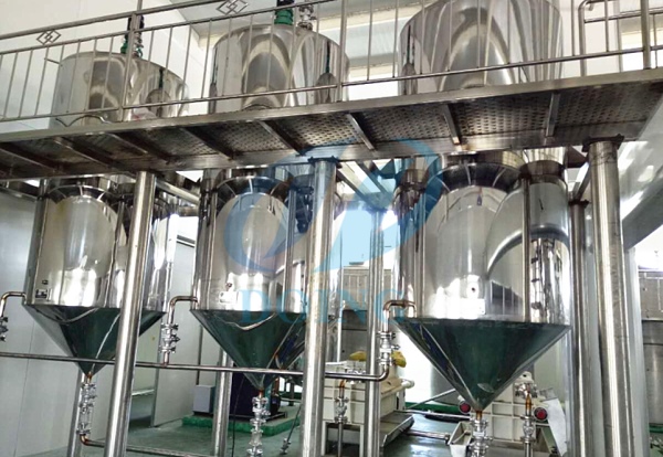 small sunflower oil refinery plant