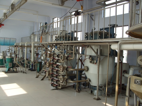 automatic sunflower oil refining machine