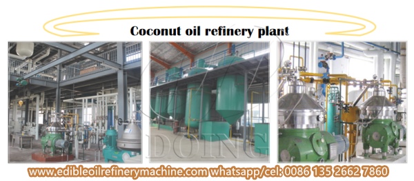 coconut oil refinery plant