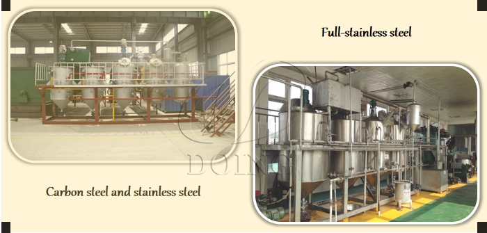 small scale edible oil refining equipment
