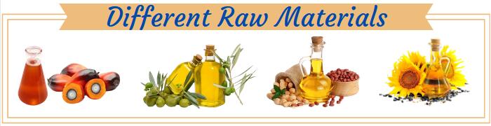raw materials of edible oil