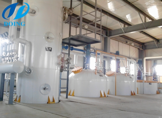 Medium scale edible oil refinery plant