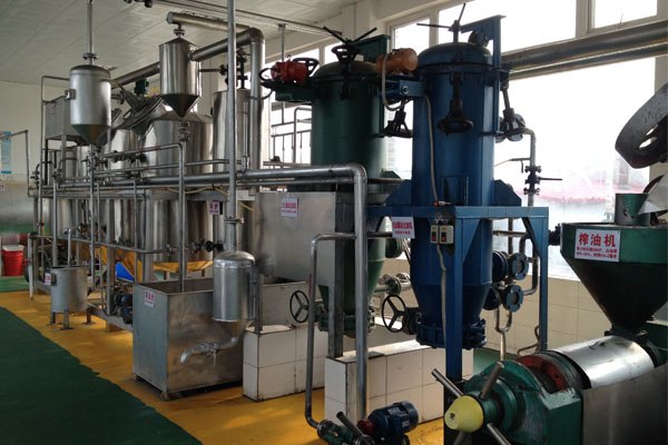 1-600 T/D cooking oil refining plant