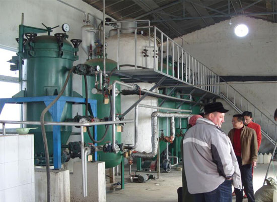 The equipment needed in the process of Vegetable oil refinery plant 