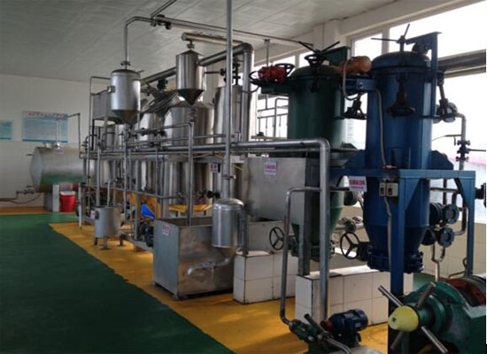 The equipment needed in the process of Vegetable oil refinery plant