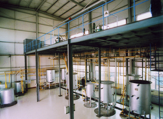 Palm kernel oil refinery plant