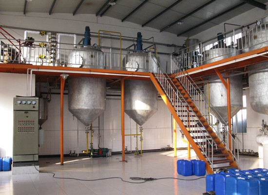 Peanut oil refinery plant 