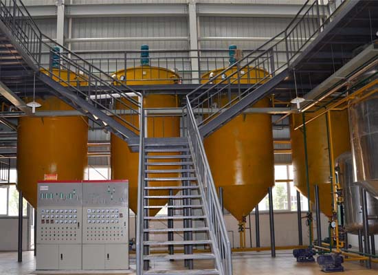 small scale sunflower oil refining process machinery