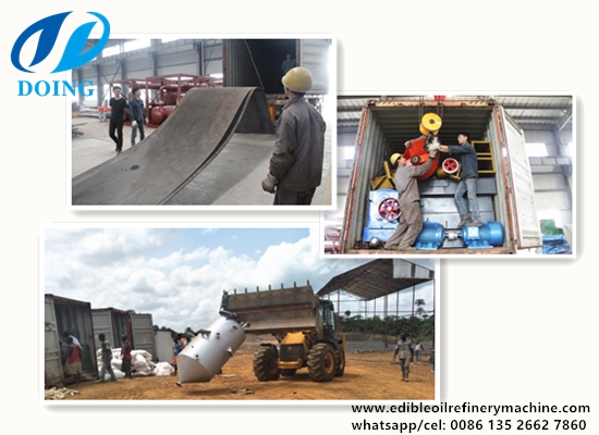 2TPD palm oil refinery plant project report in Liberia