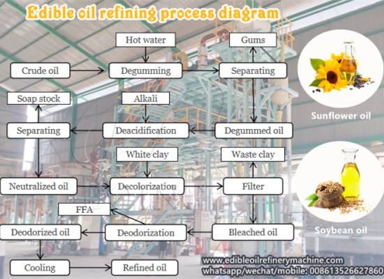 Vegetable oil refining, bleaching and deodorizing process introduction