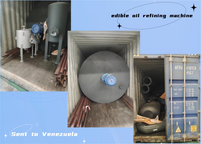 Cooking oil refining machine shipped photo.jpg