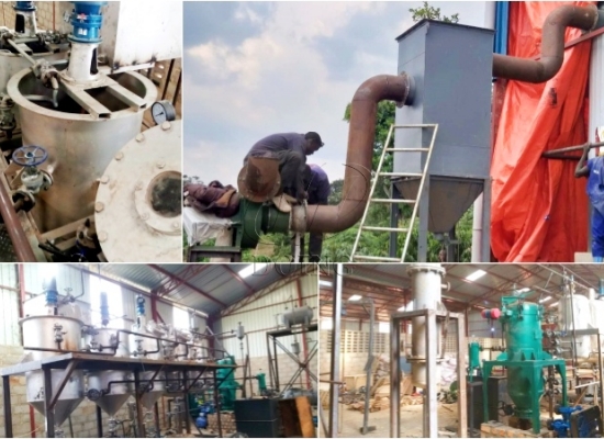 1TPD cottonseed oil refining plant ordered by our Ugandan customer has been installed