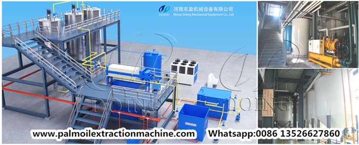 Palm oil fractionation machine