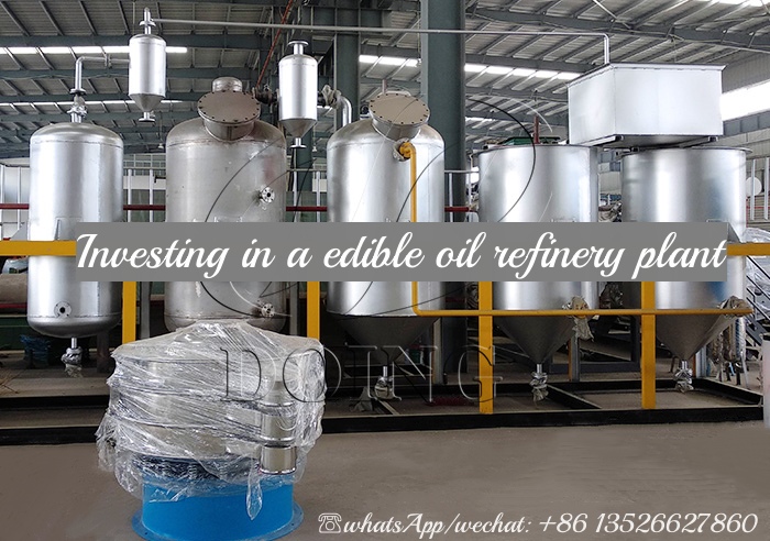 DOING crude vegetable oil refining machine