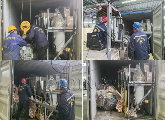 Henan Glory Company shipped 1tph edible oil refining equipment to Nigeria