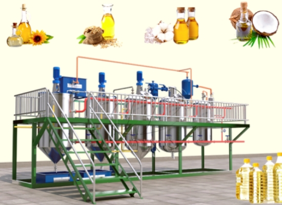 A Nigerian customer successfully placed an order for edible oil refining equipment manufactured by Henan Glory Company