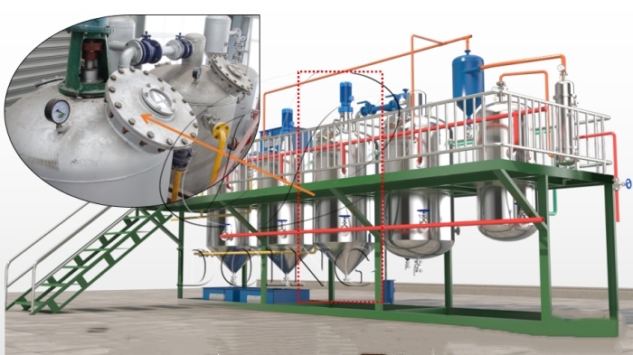 Edible oil decolorization machine