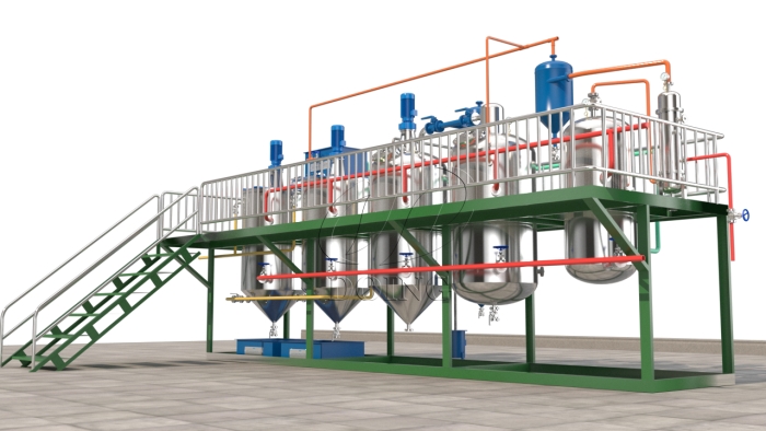 palm oil refinery machine