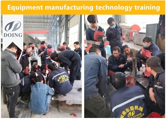 Henan Doing Company held a stuff training on improving welding technology