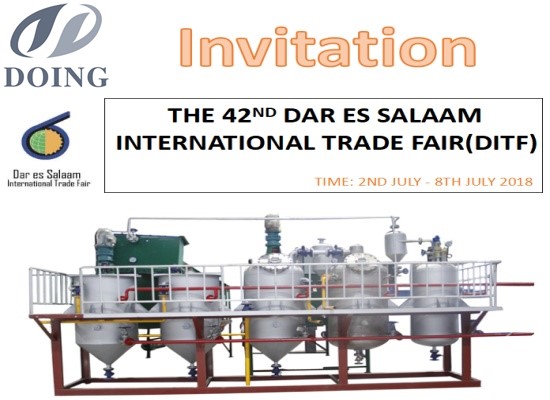Welcome to visit Doing Company at the 42nd Dar Es Salaam International Trade Fair (DITF)