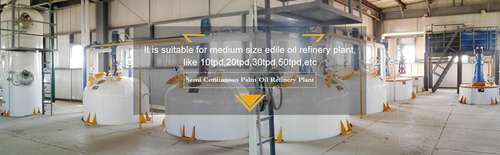 Semi-continuous edible oil refining equipment