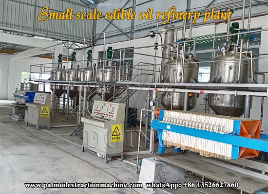 2tpd batch type mountain tung oil refinery plant project in China