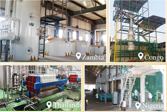 Edible oil refining equipment project case