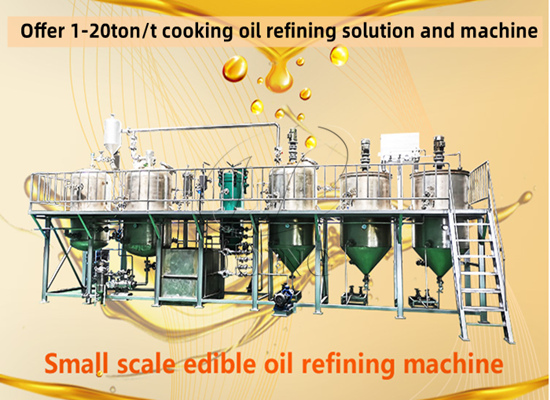 Build your own small scale cooking oil refinery plant to make more money