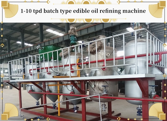 How much does batch type edible oil refining machine cost?