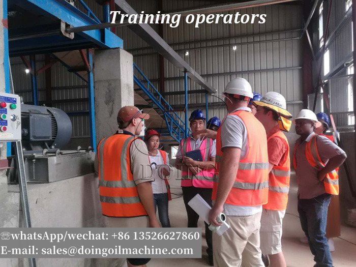 Worker training photo