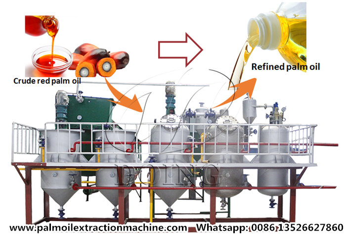 Palm oil refinery plant